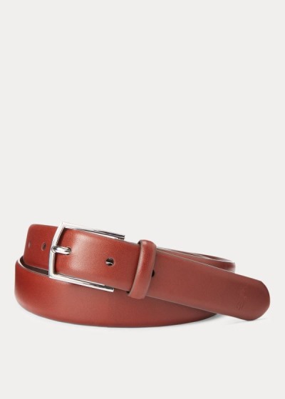 Men's Polo Ralph Lauren Polo-Plaque Calfskin Belt | 729468JRX